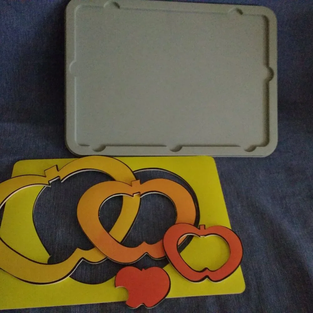 Asco Foam Puzzle Apple Sizing sequencing + Foam Bear Body Part